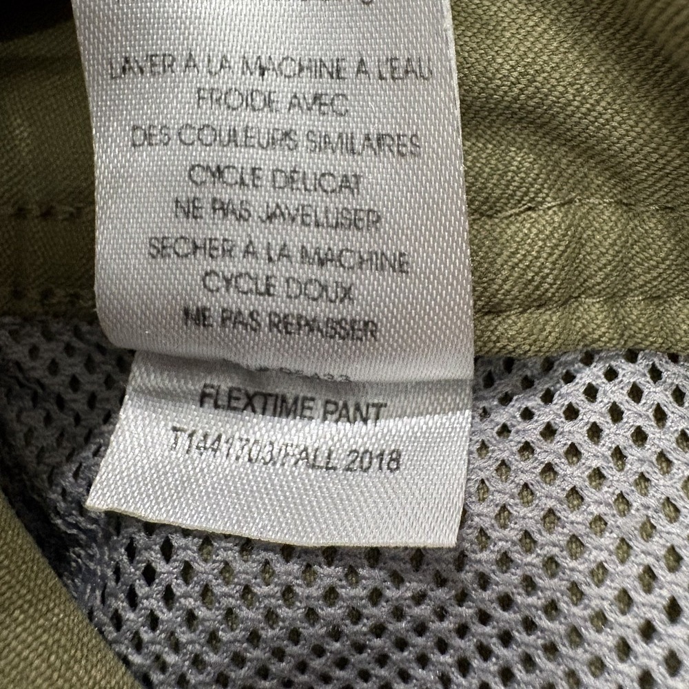 Toad&Co Womens Debug Flextime Skinny Pant Green Insect Shield Size 6 Hiking - Picture 10 of 13